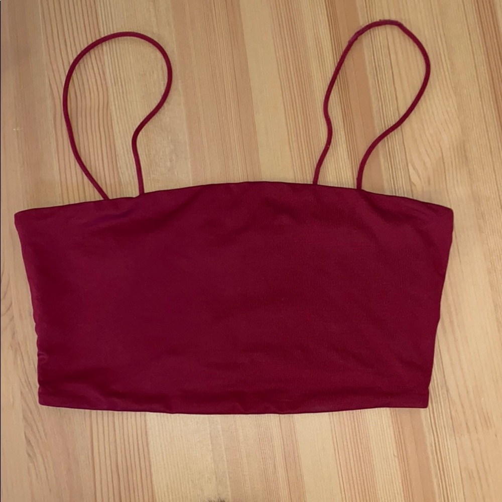 Red SHEIN bralette